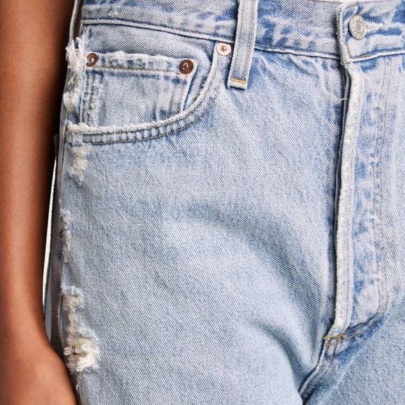 Agolde 90's Cropped Jeans - Size 24 - Picture 4 of 7